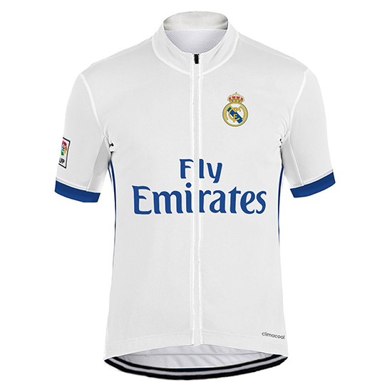 Maglia Real Madrid Manica Corta 2017 bianco - Clicca l'immagine per chiudere